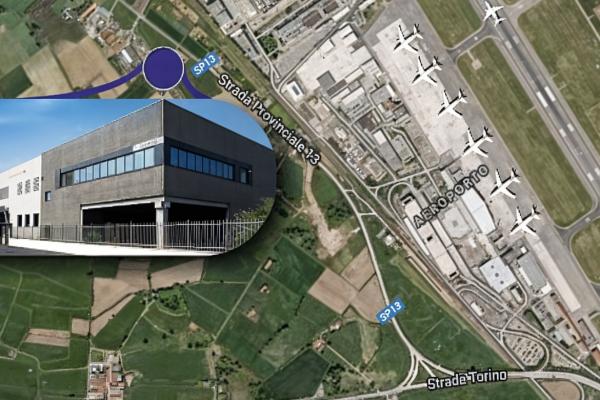 1,5 minuti dall'aeroporto